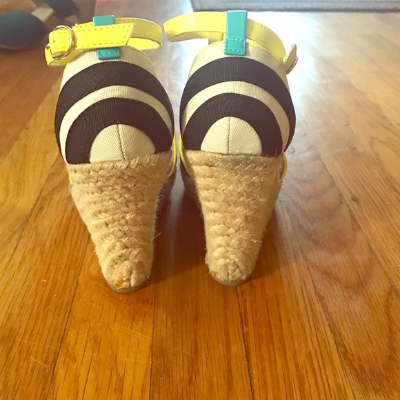 Seychelles Stripe Espadrille Platform Wedge - Picture 4 of 4